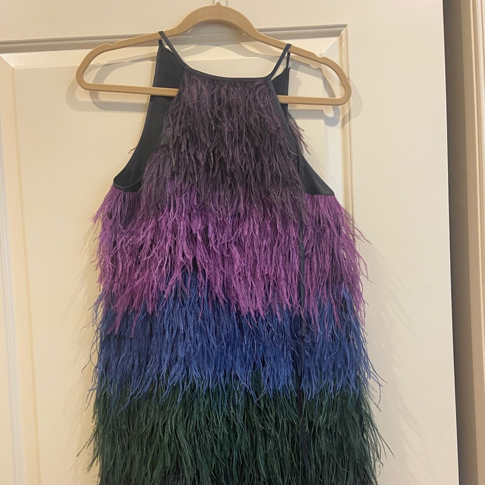 Cynthia Rowley Feather dress